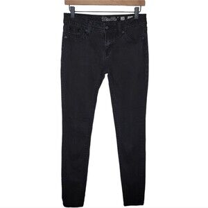 Miss Me signature skinny wing pockets black denim jeans size 28